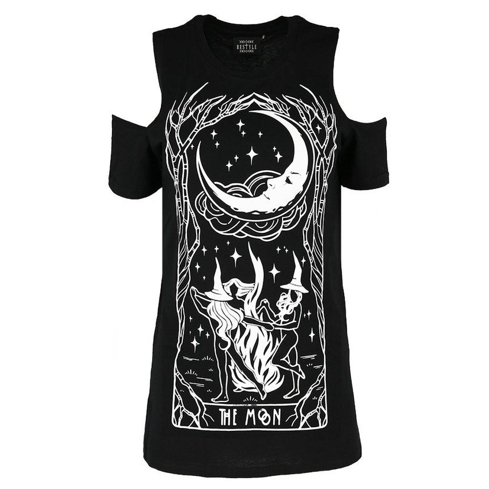 Restyle - Witches Chant Ladies Tshirt - Black